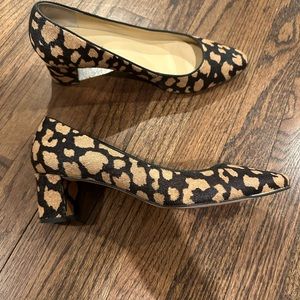 Talbots Leopard print Calf Hair Heels